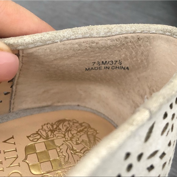 Vince Camuto Estina Laser Cut Flats - Picture 6 of 8